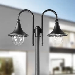 Lampadaire à 2 Lampes Lilou En Aluminium -Déco Lumière Soldes 9611071 2
