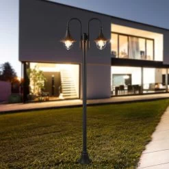 Lampadaire à 2 Lampes Lilou En Aluminium