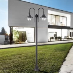 Lampadaire à 2 Lampes Lilou En Aluminium -Déco Lumière Soldes 9611071 3