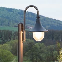 Lampadaire Noir Daphné -Déco Lumière Soldes 9611078 3