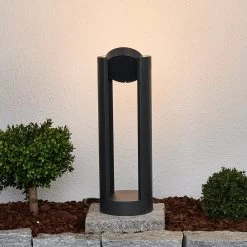 Lucande Borne Lumineuse LED Dylen Réglable -Déco Lumière Soldes 9616085 3