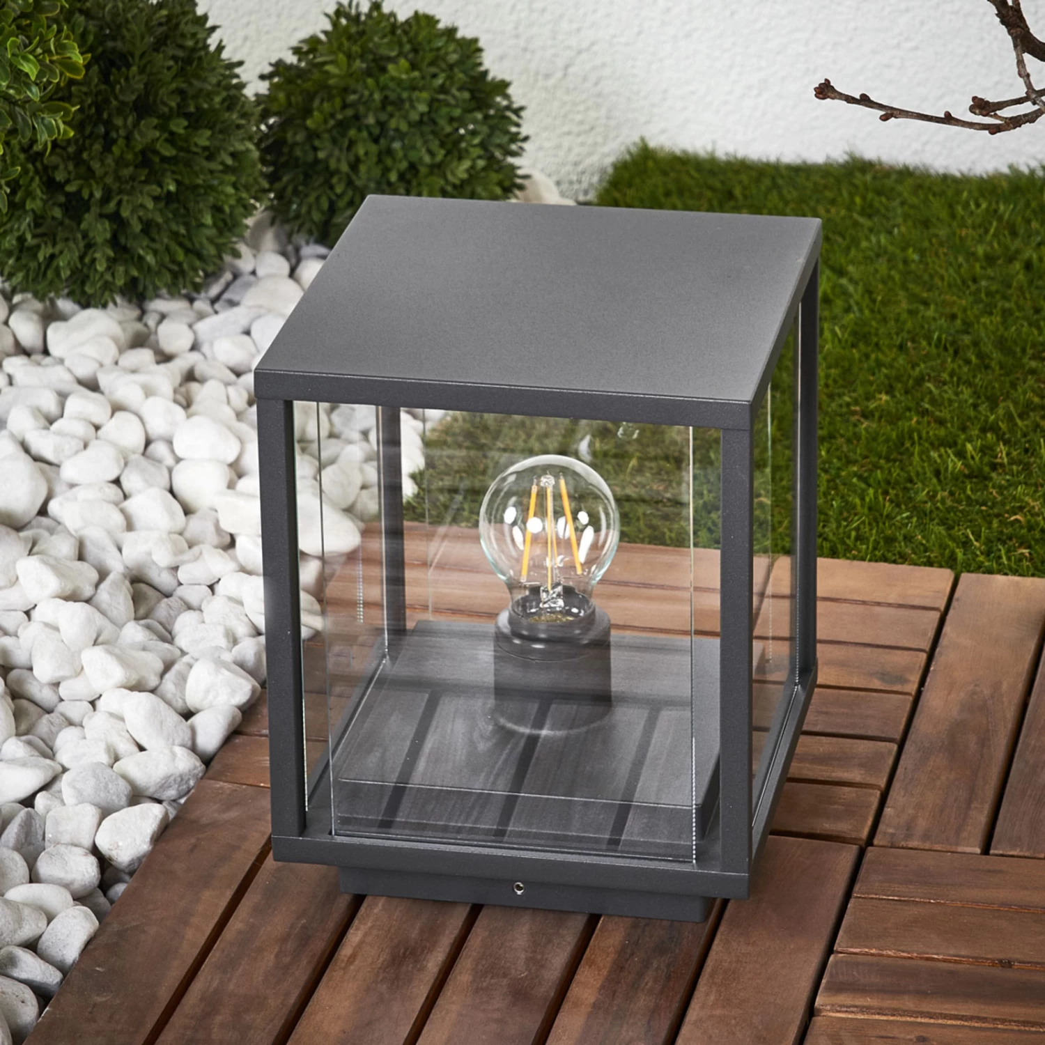 Lucande Lampe Pour Socle Rectangulaire Vitrée Annalea 3 Lucande Lampe Pour Socle Rectangulaire Vitrée Annalea – Image 3