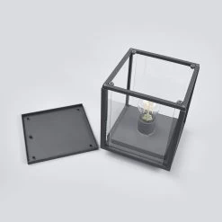 Lucande Lampe Pour Socle Rectangulaire Vitrée Annalea 14 Lucande Lampe Pour Socle Rectangulaire Vitrée Annalea -Déco Lumière Soldes 9616113 5