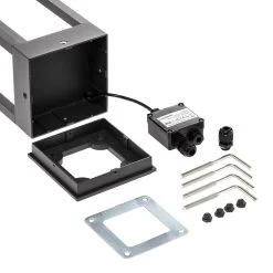 Lucande Borne Lumineuse LED Carlota, Gris Foncé, 65 cm -Déco Lumière Soldes 9616150 7