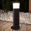 Lucande Luminaire Pour Socle LED Milou Gris Foncé