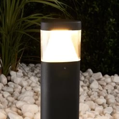 Lucande Luminaire Pour Socle LED Milou Gris Foncé -Déco Lumière Soldes 9617016 2