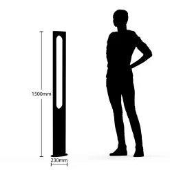 Lucande Dovino Lampe Pour Mât LED, 150 cm -Déco Lumière Soldes 9618145 7