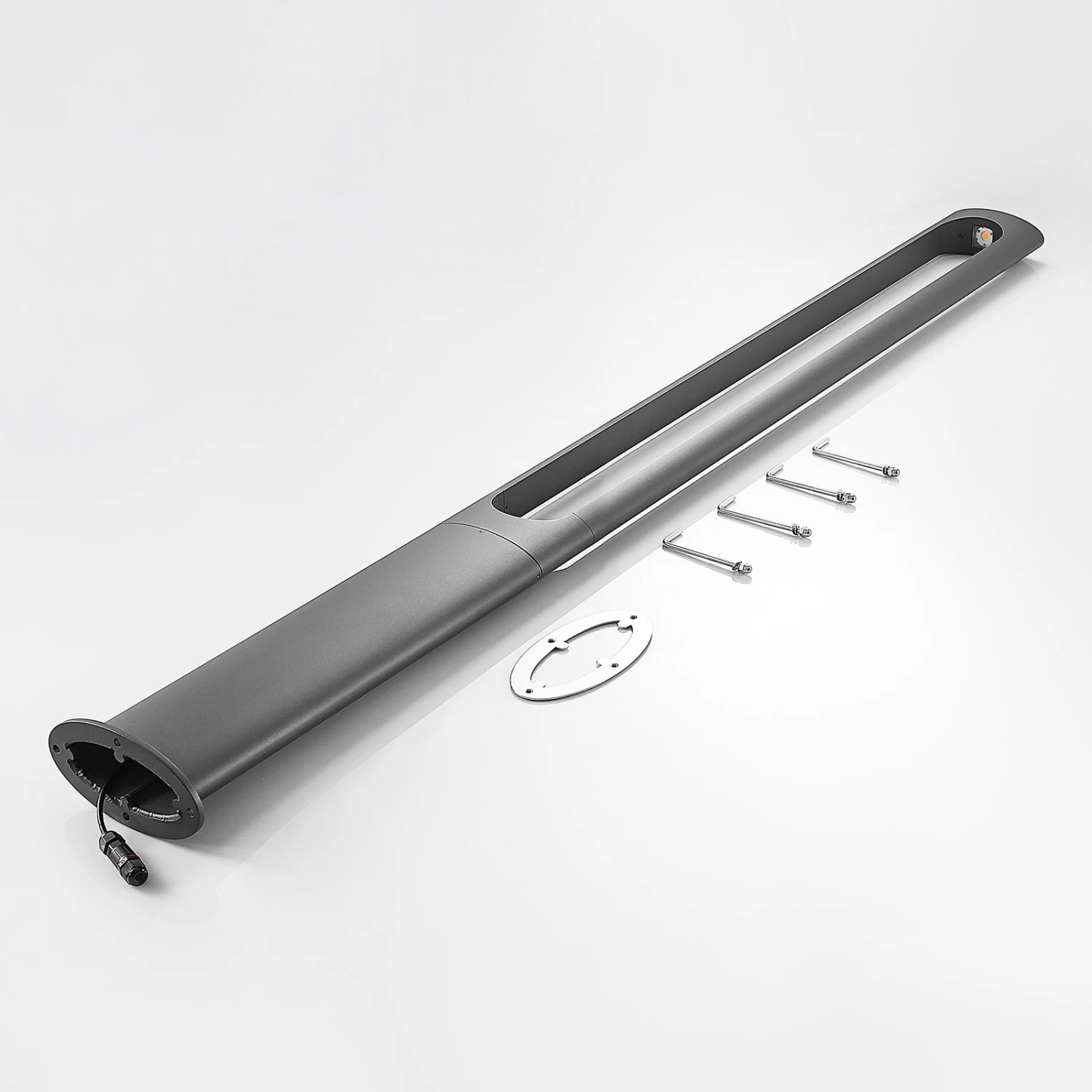 Lucande Dovino Lampe Pour Mât LED, 200 cm 9 Lucande Dovino Lampe Pour Mât LED, 200 cm – Image 9