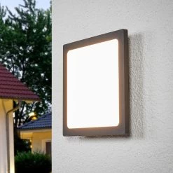 Lucande Plafonnier D'extérieur LED Mabella Avec Capteur -Déco Lumière Soldes 9619108 3