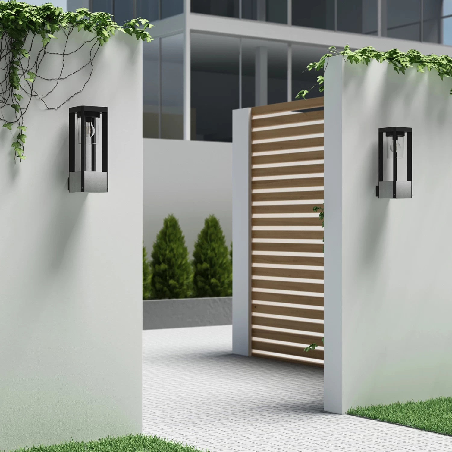 Lucande Kalisa Applique D’extérieur, E27 3 Lucande Kalisa Applique D’extérieur, E27 – Image 3