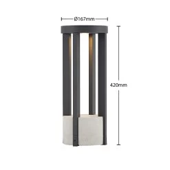 Lucande Overa Potelet LED -Déco Lumière Soldes 9619303 6