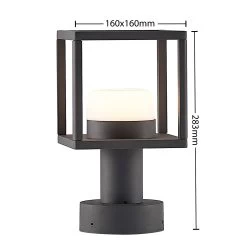 Lucande Timio Potelet En Aluminium -Déco Lumière Soldes 9619312 2