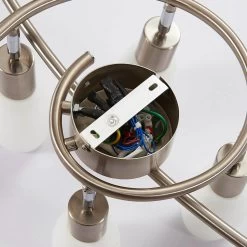 Lindby Arda Spot, Verre, à Six Lampes 75 cm -Déco Lumière Soldes 9621269 6