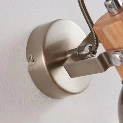 Spot Pour Mur Et Plafond Dennis Avec Détail Bois -Déco Lumière Soldes 9621816 6