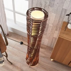 Lampadaire Décoratif De Séjour Joas, Brun -Déco Lumière Soldes 9624090 4