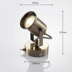 Applique Anze En Laiton Ancien -Déco Lumière Soldes 9624388 4