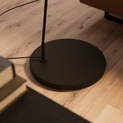 Lampadaire Arqué Esti Abat-jour Tissu, Noir-doré 13 Lampadaire Arqué Esti Abat-jour Tissu, Noir-doré -Déco Lumière Soldes 9624456 4