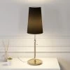 Lucande Pordis Lampe à Poser, Laiton-noir
