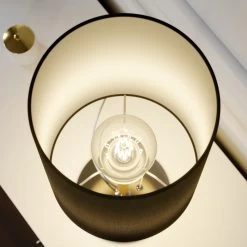 Lucande Pordis Lampe à Poser, Laiton-noir -Déco Lumière Soldes 9624517 8