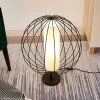 Lindby Koriko Lampe à Poser Abat-jour Cage Rond