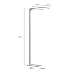 Prios Lexo Lampadaire De Bureau LED Avec Variateur -Déco Lumière Soldes 9624577 7