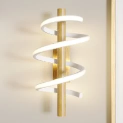 Lucande Milora Applique LED, 40 cm, Chêne -Déco Lumière Soldes 9626391 8