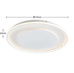 Lucande Murna Plafonnier LED, Ø 61 cm -Déco Lumière Soldes 9626411 6