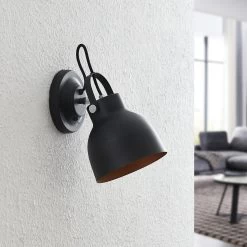 Lindby Adirta Applique En Métal En Noir 11 Lindby Adirta Applique En Métal En Noir -Déco Lumière Soldes 9627183 2