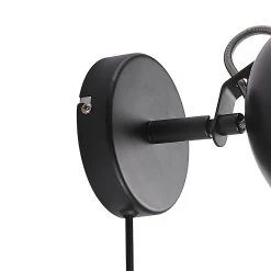 Lindby Fintja Applique, Noire/dorée, à 1 Lampe -Déco Lumière Soldes 9627654 7