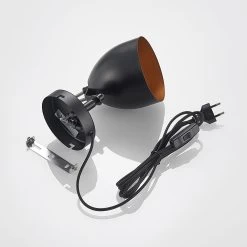 Lindby Fintja Applique, Noire/dorée, à 1 Lampe -Déco Lumière Soldes 9627654 8