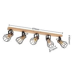 Lindby Courtney Spot Pour Plafond, Cages 5 Lampes -Déco Lumière Soldes 9627991 4