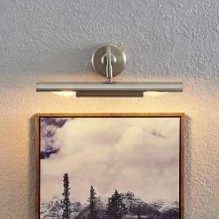 Lindby Hidari Liseuse Avec Interrupteur, Nickel -Déco Lumière Soldes 9628080 3