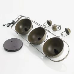 Lindby Muriel Lampadaire, à 3 Lampes, Gris Foncé 17 Lindby Muriel Lampadaire, à 3 Lampes, Gris Foncé -Déco Lumière Soldes 9628096 8