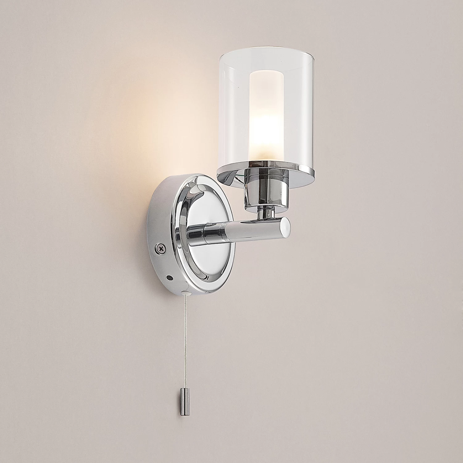 Lindby Vinza Applique à Double Abat-jour, Chromée 6 Lindby Vinza Applique à Double Abat-jour, Chromée – Image 6