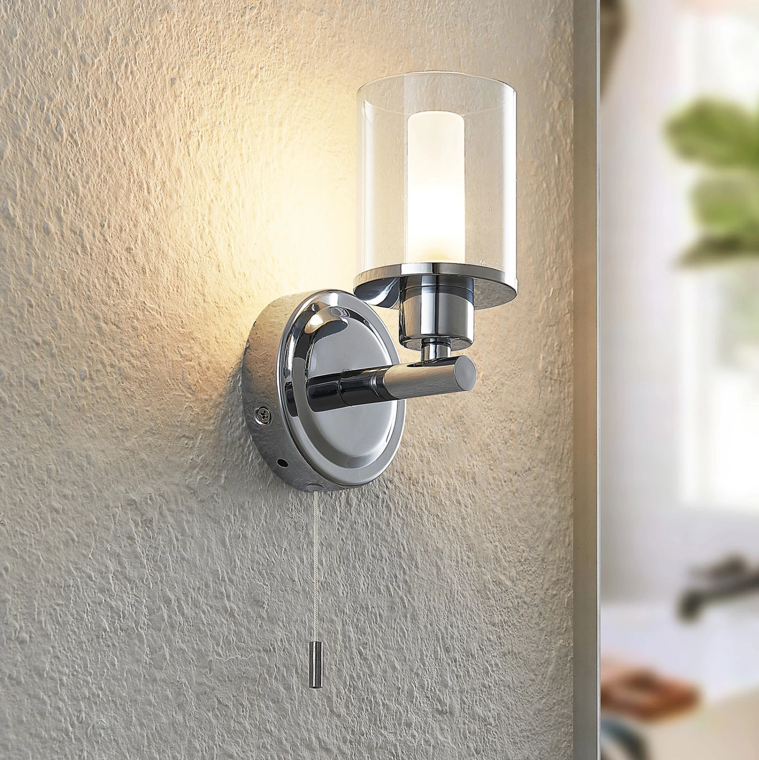 Lindby Vinza Applique à Double Abat-jour, Chromée 1 Lindby Vinza Applique à Double Abat-jour, Chromée