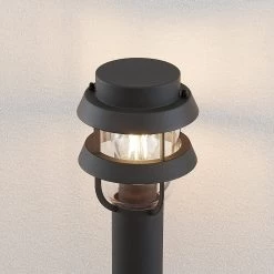 Potelet Alvaro En Gris Foncé, 60 cm -Déco Lumière Soldes 9630072 5