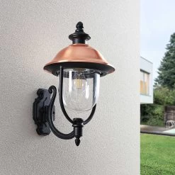 Lindby Clint Applique Extérieur Lanterne Debout -Déco Lumière Soldes 9630097 4