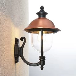 Lindby Clint Applique Extérieur Lanterne Debout -Déco Lumière Soldes 9630097 5