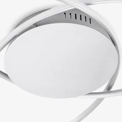 Lindby Yareli Plafonnier LED, Gris Argenté -Déco Lumière Soldes 9639529 7