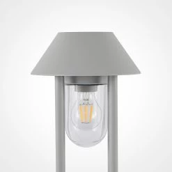 Lucande Olinum Potelet, Gris Argenté 12 Lucande Olinum Potelet, Gris Argenté -Déco Lumière Soldes 9647102 3