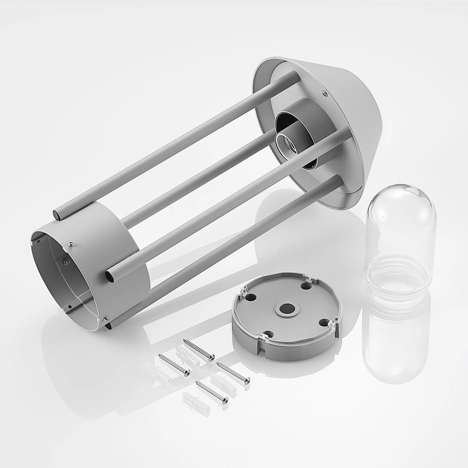 Lucande Olinum Potelet, Gris Argenté 9 Lucande Olinum Potelet, Gris Argenté – Image 9