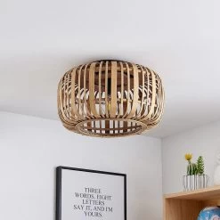 Lindby Canyana Plafonnier En Rotin, Naturel 13 Lindby Canyana Plafonnier En Rotin, Naturel -Déco Lumière Soldes 9921057 2