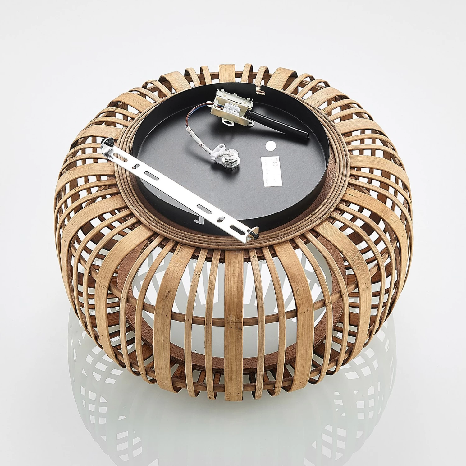 Lindby Canyana Plafonnier En Rotin, Naturel 9 Lindby Canyana Plafonnier En Rotin, Naturel – Image 9