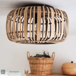 Lindby Canyana Plafonnier En Rotin, Naturel 20 Lindby Canyana Plafonnier En Rotin, Naturel -Déco Lumière Soldes 9921057 9