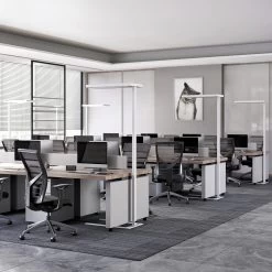 Lampadaire De Bureau LED Somidia, Blanc -Déco Lumière Soldes 9925002 2