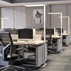 Lampadaire De Bureau LED Somidia, Blanc