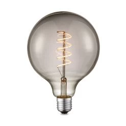 Lucande Ampoule LED E27 G125 4 W 1 800 K Dim Fumée