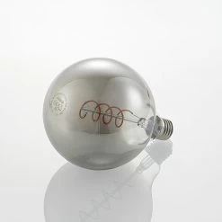 Lucande Ampoule LED E27 G125 4 W 1 800 K Dim Fumée -Déco Lumière Soldes 9927010 4