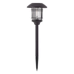 Lindby Tyrell Lampe Solaire LED, Aluminium, Noire -Déco Lumière Soldes 9929003 3