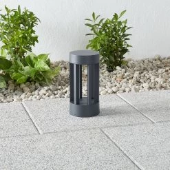 Luminaire Pour Socle LED Jordis En Gris Foncé -Déco Lumière Soldes 9932013 2